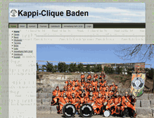 Tablet Screenshot of kappi-clique.ch